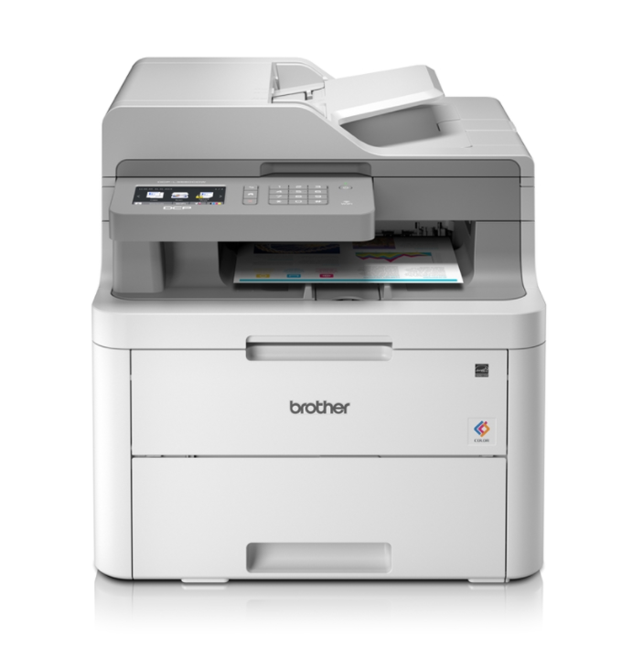 МФУ лазерный BROTHER DCP-L3550CDW, A4, цветной, светодиодный, белый