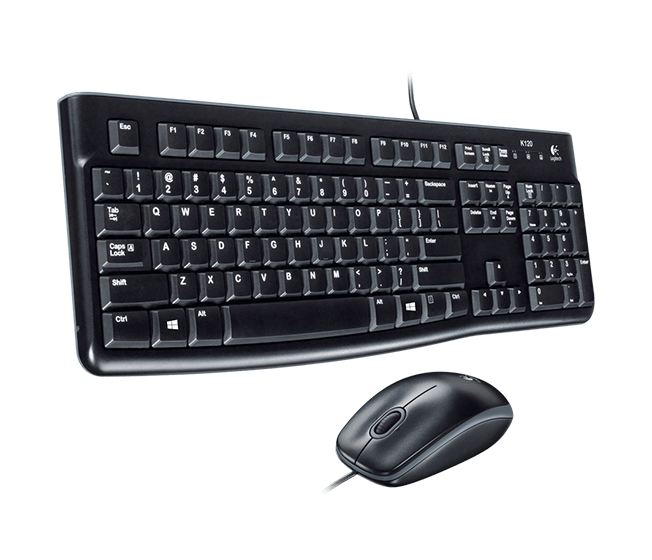 Комплект (клавиатура+мышь) LOGITECH MK120