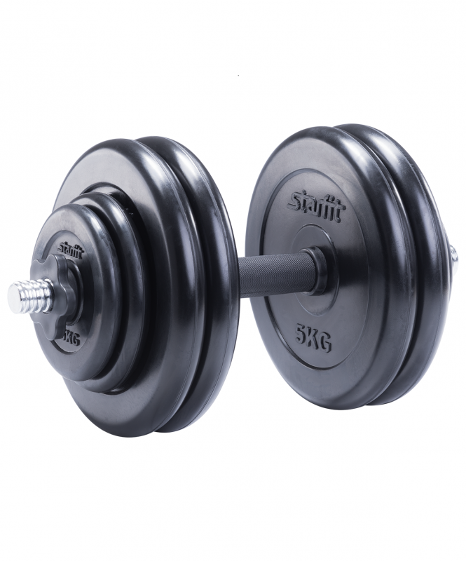 Гантель разборная обрезиненная STARFIT 25,5 кг