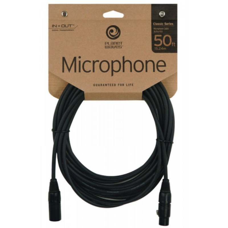 Акустический кабель PLANET WAVES PW-CMIC-50 15,24 м.