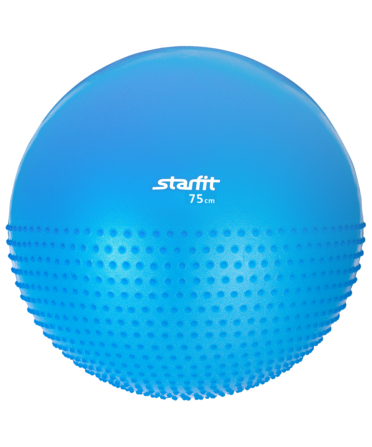 Мяч гимнастический полумассажный STARFIT 75 см (антивзрыв)