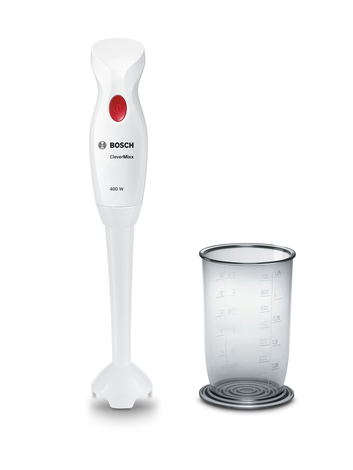 Блендер BOSCH, 400 Вт, погружной, белый