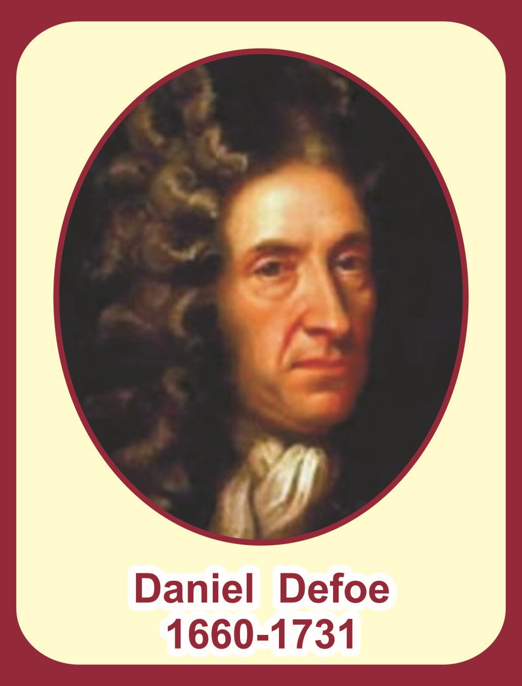 Стенд "Daniel Defoe"
