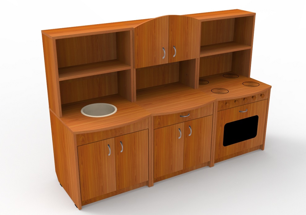 Кухня игровая №1 (3 элемента отдельно), 1500х474х800/1000мм