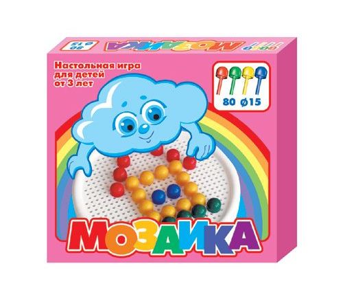 Мозаика 15 мм (80 деталей)
