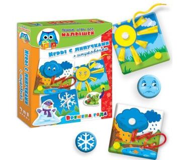 Игра Липучки и шнуровочка Времена года