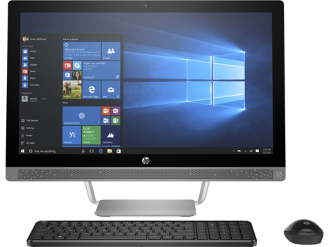 Моноблок HP ProOne 440 G3, Intel Core i3 7100T, 4Гб, 1000Гб, 128Гб SSD, Intel HD Graphics 630, DVD-RW, Windows 10 Pro