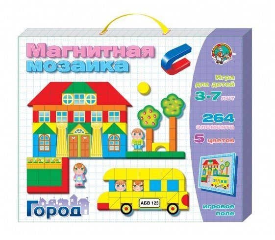 Мозаика магнитная Город (264 элемента)
