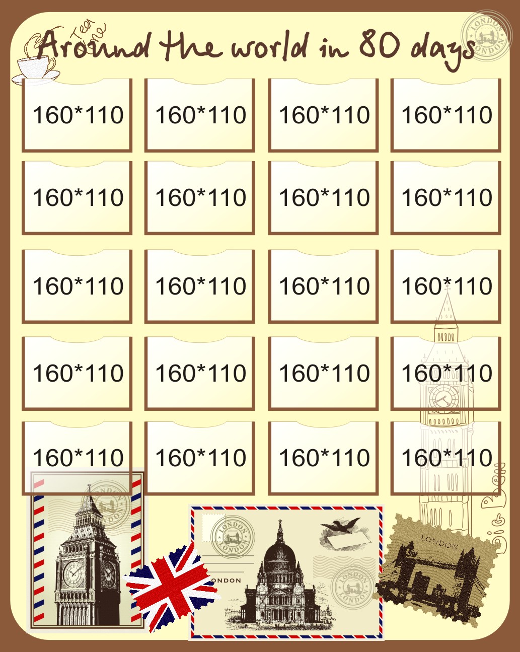 Стенд "Around the world in 80 days"